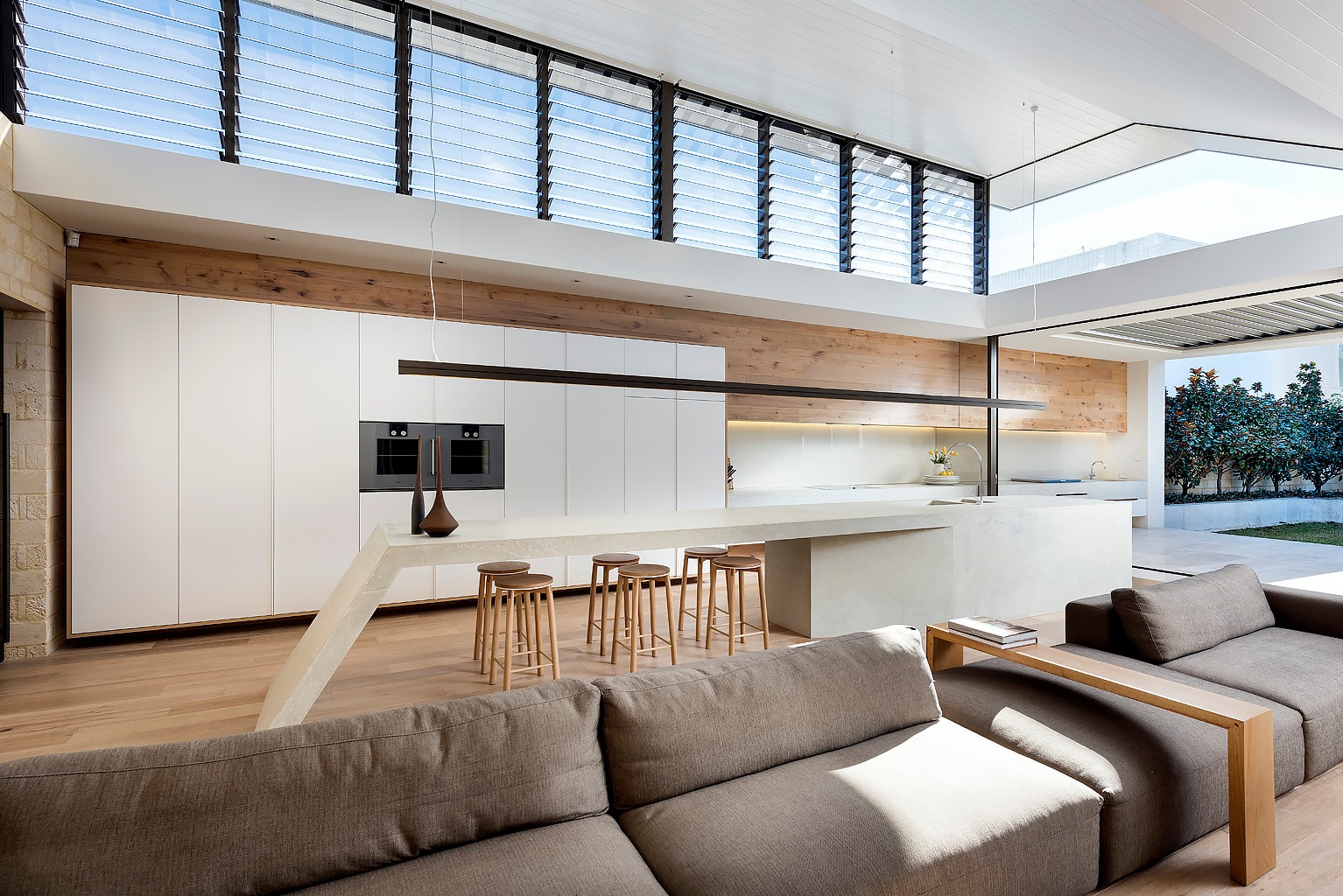 living-room with cios-windows